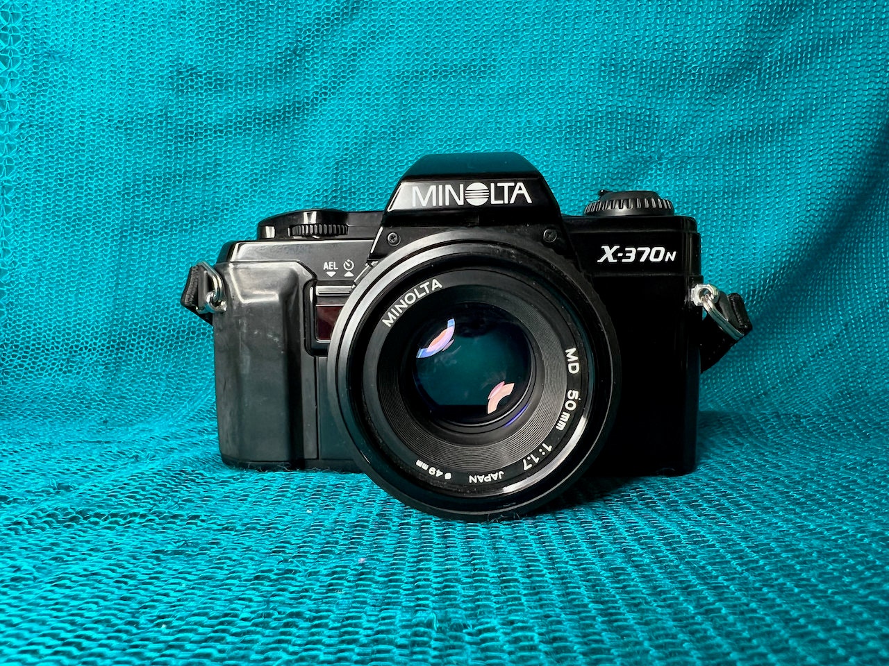 Minolta X370n SLR 35mm Camera Working With 50mm F1.7 Lens Etsy