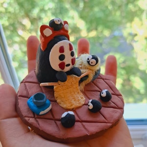 Kaonashi and Soot Sprites from Spirited Away