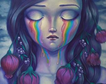 Désillusion, grande peinture originale