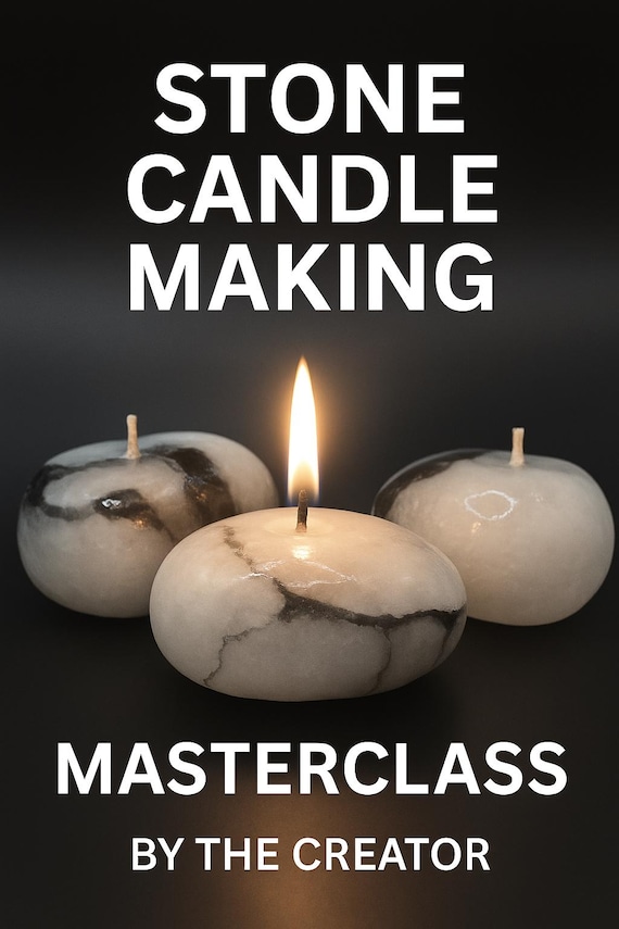 Stone Candle Masterclass: Commercial License, Video Tutorial (PDF Download)