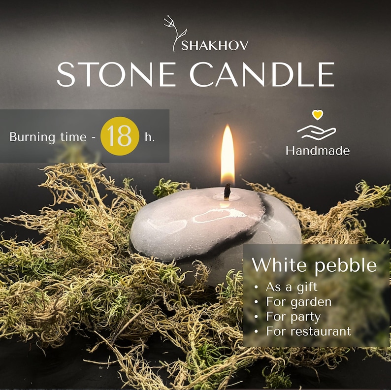 SHAKHOV Stone Candle - Thumbnail 3