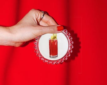 Bloody Mary Trinket Dish | Original Illustration, 4"
