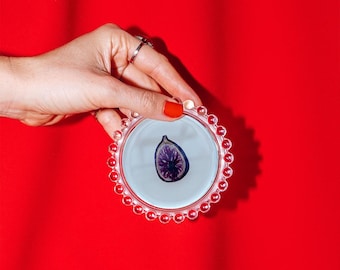 Fig Trinket Dish | Original Illustration, 4"
