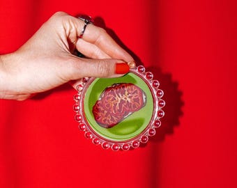 Tomato Toast Trinket Dish | Original Illustration, 4"