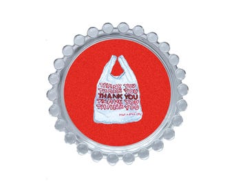 Vassoio raccogli-tutto per sacchetti della spesa, portaoggetti, sottobicchiere e portagioie