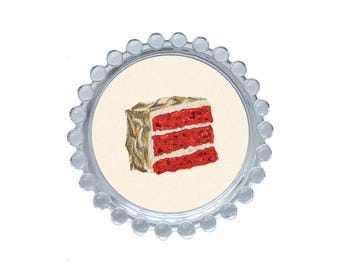 Vassoio portaoggetti Red Velvet Cake - Portaoggetti, sottobicchiere e portagioie