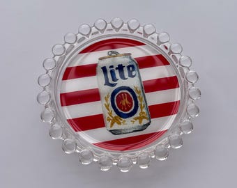 Vassoio raccoglitutto Miller Lite a righe - Portaoggetti, sottobicchiere e portagioie