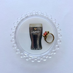 Guinness Catch-All Tray - Trinket Dish, Drink Coaster & Jewelry Holder