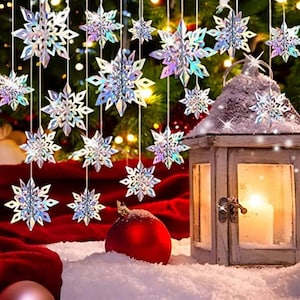 Festive Christmas Snowflakes - Perfect for Holiday Crafting