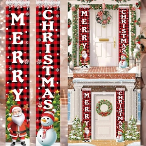 Christmas Door Banner - Festive Holiday Decoration
