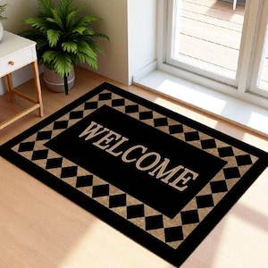Welcome Mat with Sayings | Cute Door Mat for Entryway | Gift for New Home