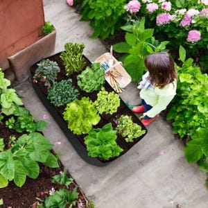 Garden Grow Bag in Felt – Breathable Fabric Pot for Vegetables & Herbs