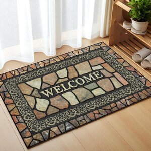 Welcome Mat with Sayings | Cute Door Mat for Entryway | Gift for New Home