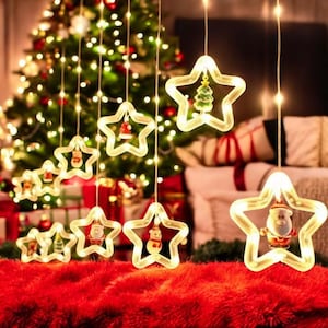 10LED Christmas Fairy Lights - Warm White LED String Lights for Holiday Decor
