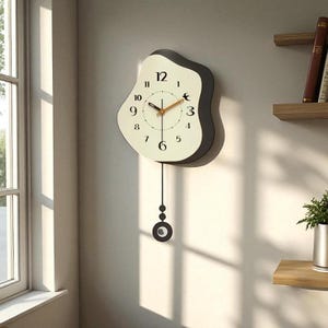 Designer Wall Clock | Contemporary Home Decor | Unique Wall Timepiece