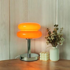 Macaron Glass Table Lamp – Modern Decorative Lighting