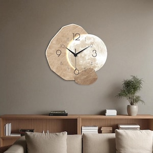 Modern Wall Clock | Minimalist Design Clock for Home or Office Decor