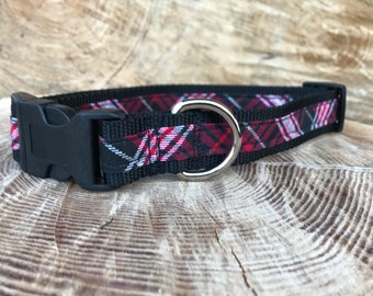 Holiday Plaid Dog Collar, Winter, Christmas Dog Collar, Collar Collection, Collars, Leashes, Key Fobs Friendship Bracelets and More