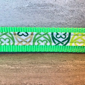 Celtic knots Martingale Dog Collar, Training dog collar, Greyhound dog collar. Dog collars for sighthounds. image 3