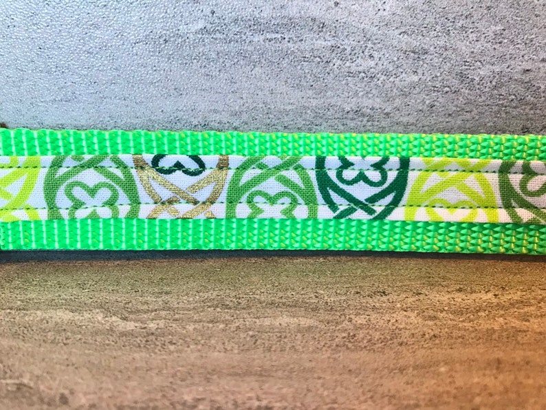 Celtic knots Martingale Dog Collar, Training dog collar, Greyhound dog collar. Dog collars for sighthounds. image 3