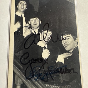 Ringo starr autograph - Etsy 日本