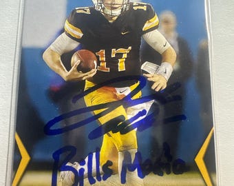 Josh Allen autographed card