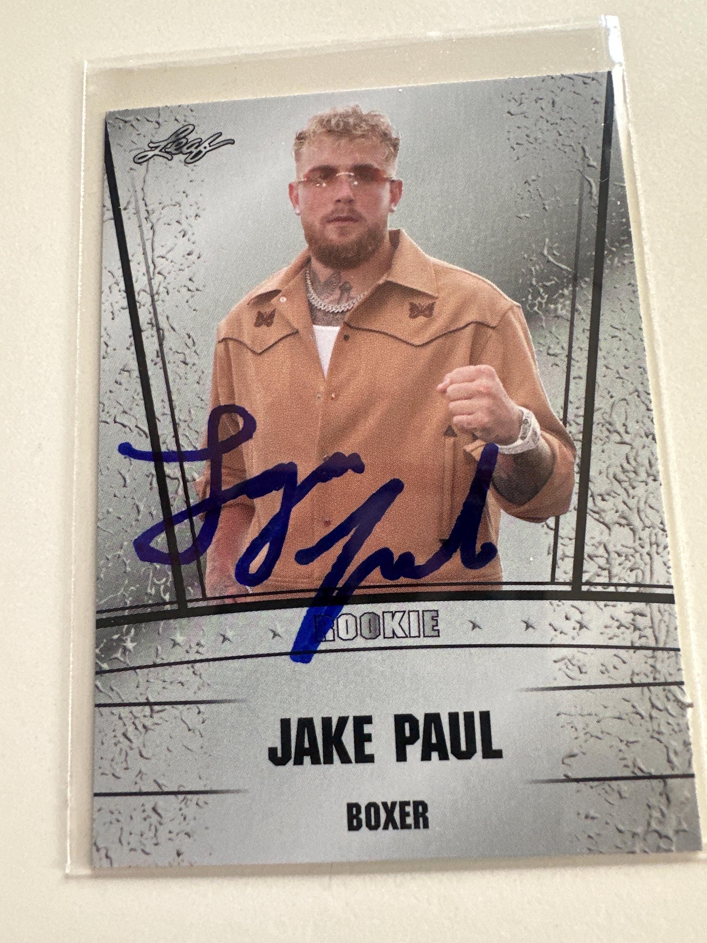 HWC Trading Jake Paul vs Mike Tyson 2024 Poster Autografo Stampato Con Regali Stampati Per I Fan Dei Cimeli Dei Pugili - A3 Incorniciato