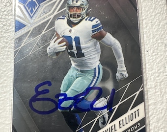 Ezekiel Elliott signierte Karte