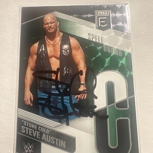 Stone Cold Steve Austin Autograph - Etsy
