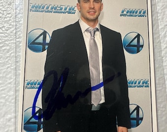 クリス・エヴァンス「キャプテン・アメリカ」直筆サイン入りカスタム