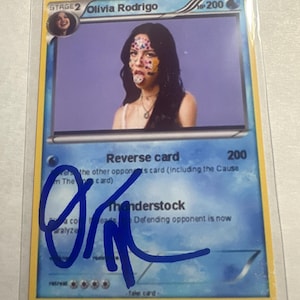 Olivia Rodrigo Autographed - Etsy