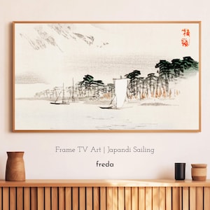 Japandi Frame TV Art Nature | Minimal Modern Digital Download | Instant download | Frame TV Art | Japan Nature | Wabi Sabi