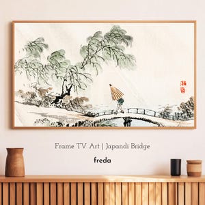 Japandi Frame TV Art Nature | Minimal Modern Digital Download | Instant download | Frame TV Art | Japan Nature | Wabi Sabi