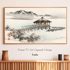 Japandi Frame TV Art Nature | Minimal Modern Digital Download | Instant download | Frame TV Art | Japan Nature | Wabi Sabi
