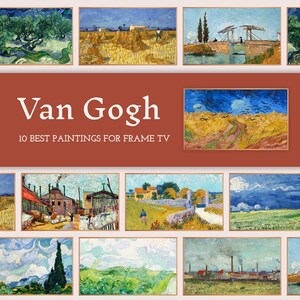 Van Gogh Best Art Set for Frame TV | Vintage Painting Frame TV Art | Classical Art Painting Download | Samsung Frame TV | Instant Download