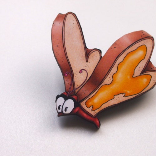 Bread And Butterfly Alice In Wonderland Laser Cut Wood Etsy