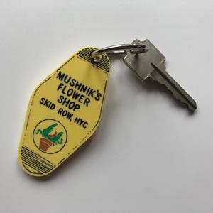 Mushnik's Flower Shop - Florist - Little Shop of Horrors - Keychain - Key Ring - Laser Cut Acrylic