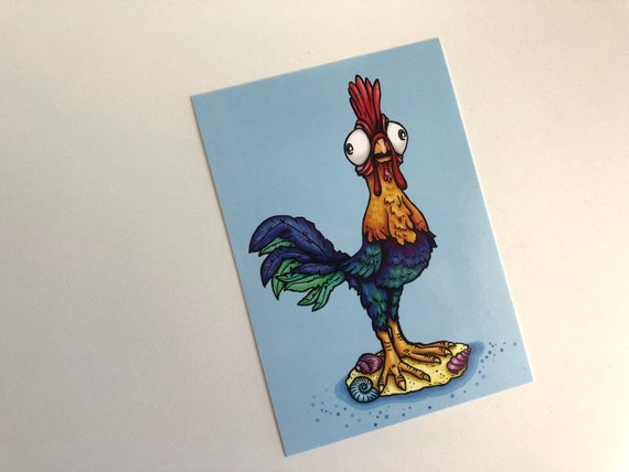 Moana Postcard Hei Hei Chicken Stationery Paper Party Supplies Dekorasyonu Net