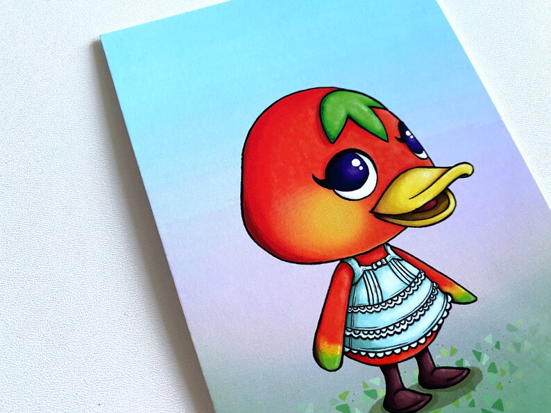 Postcard Ketchup Animal Crossing