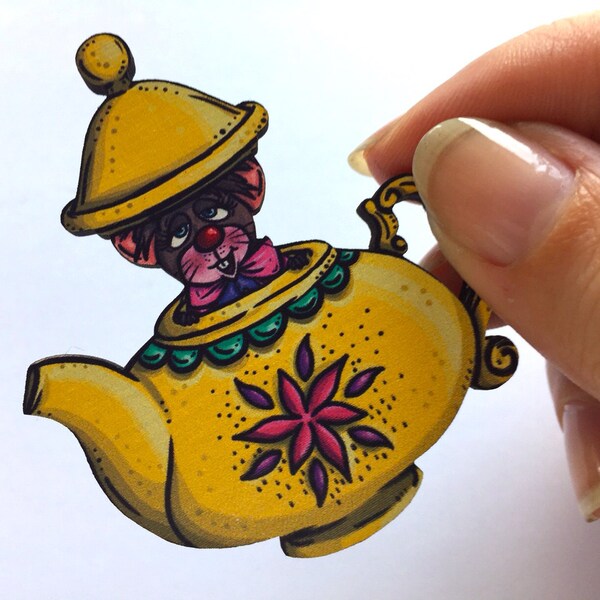 Alice in Wonderland Mouse Teapot Etsy