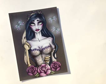 Emily - The Corpse Bride Postcard