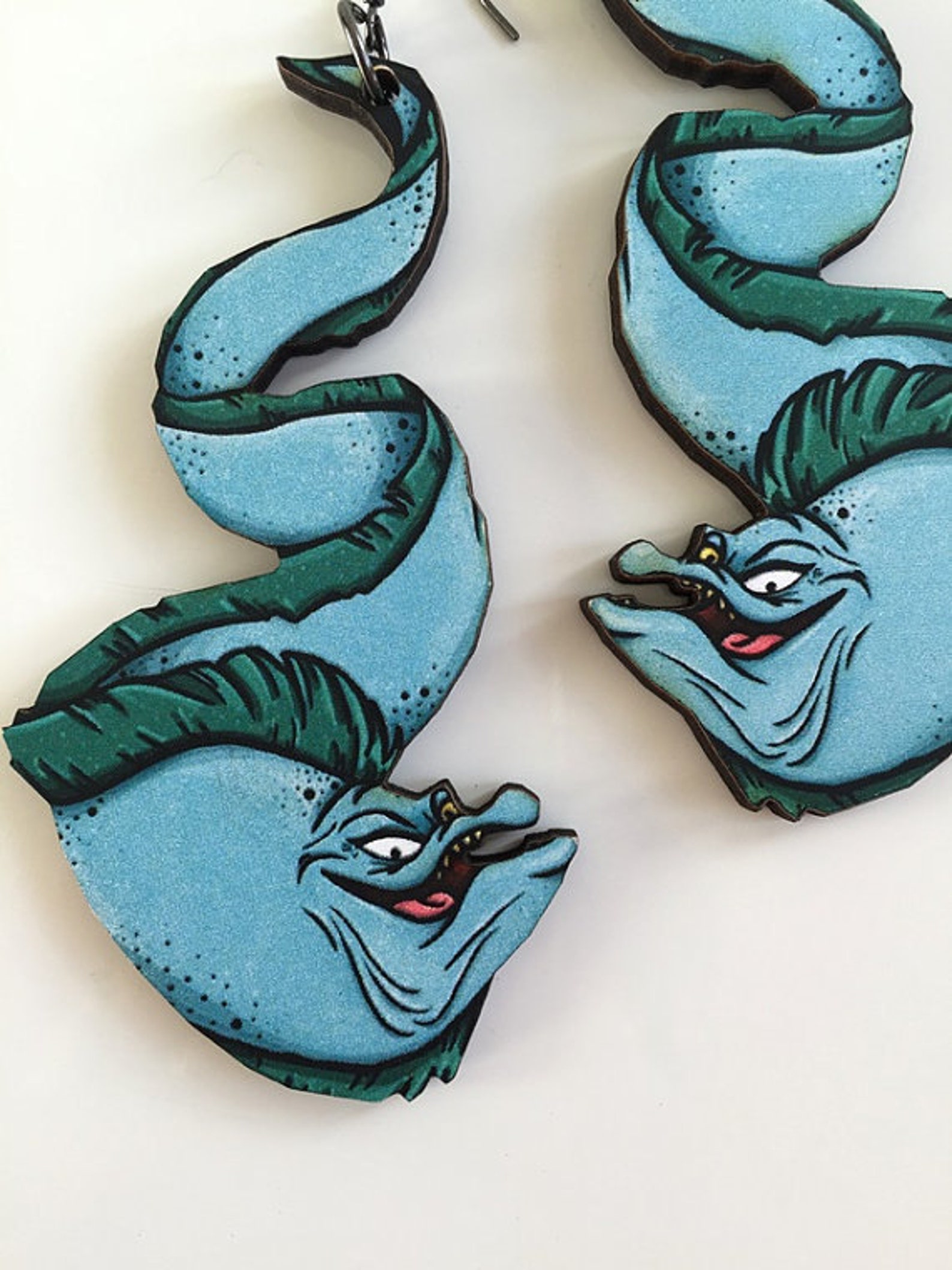 Flotsam and Jetsam the Little Mermaid Laser Cut Wood Etsy