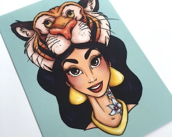 Hunter Jasmine Aladdin Postcard