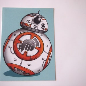 BB-8 Droid - Star Wars - Postcard