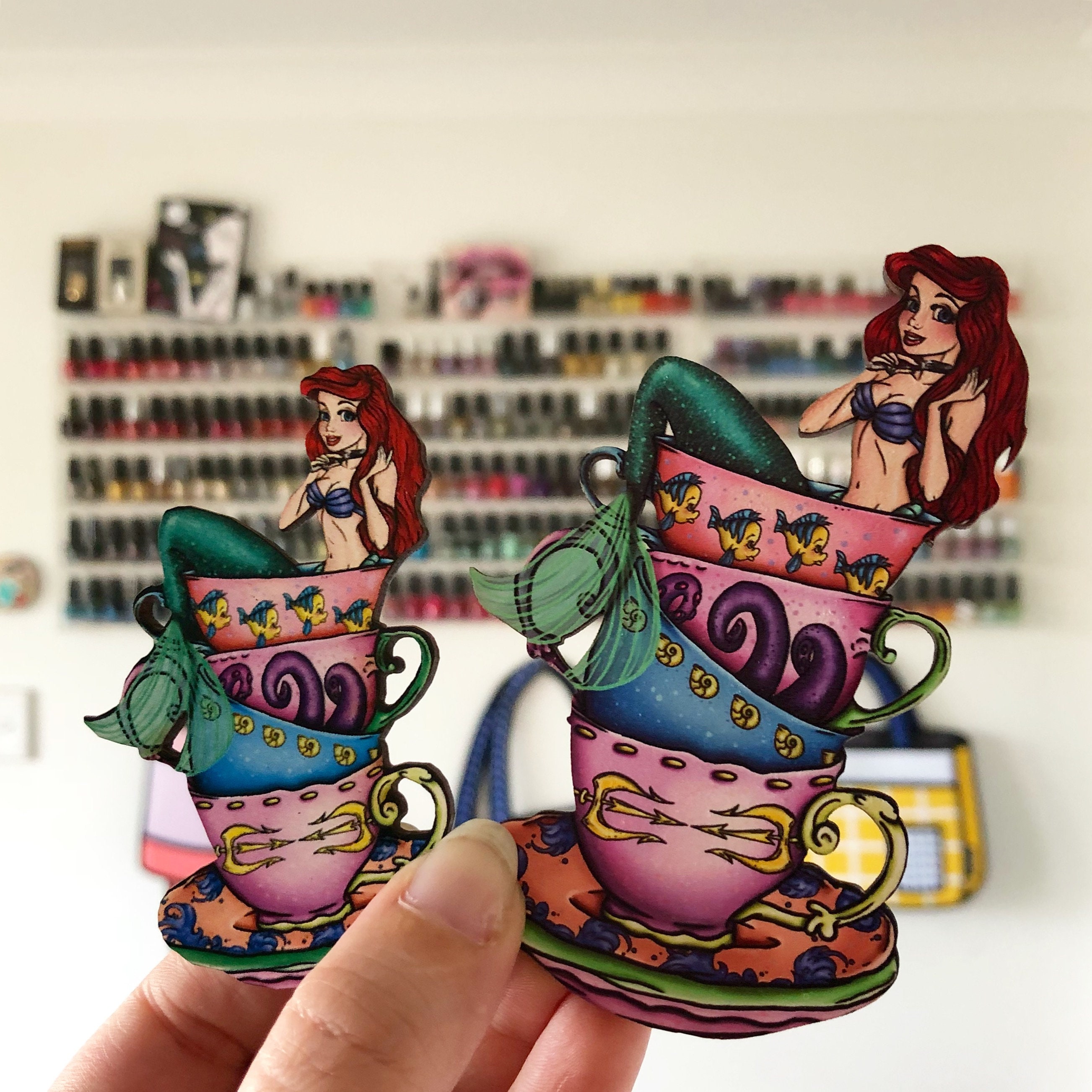 NEW LARGER Teacup Belle Beauty and the Beast Laser Cut Etsy