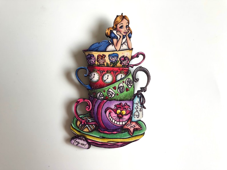 alice in wonderland teacup set