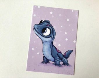 Bruni - Salamanda - Frozen - Postcard