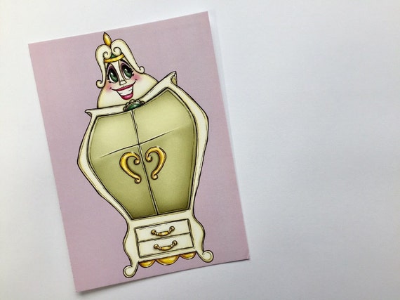 Wardrobe Madame De La Grande Bouche Beauty And The Beast Etsy