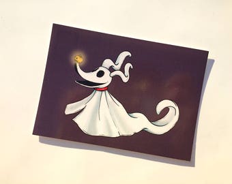 Zero - A Nightmare Before Christmas - Postcard