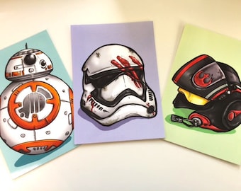 Star Wars - Three Piece Postcard Set